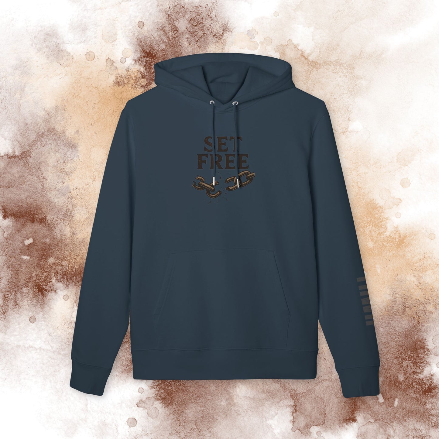 'Set FREE' hoodie with verse John 8:36