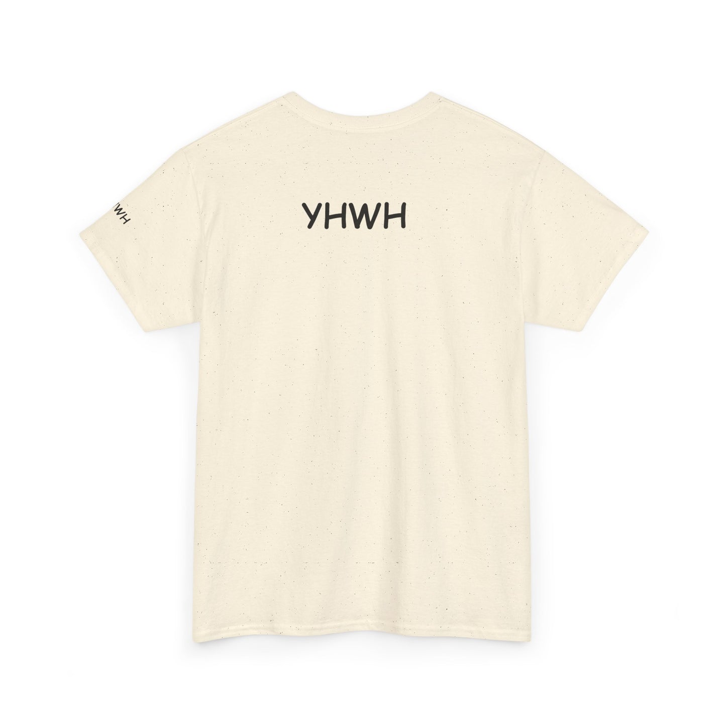 Adult  'Pray Love Smile' Tee — Christian Graphic T-Shirt with Pink Hearts (YHWH Back)