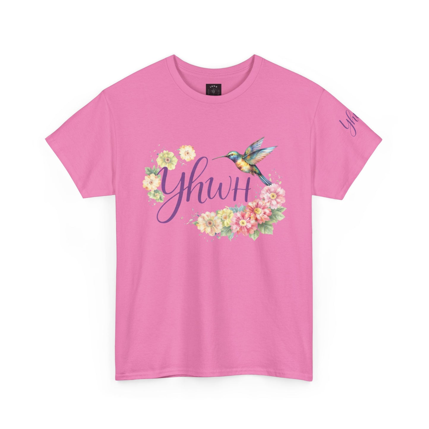 *Spring special edition* "YHWH"  Hummingbird (Floral version) Christian Faith Tee
