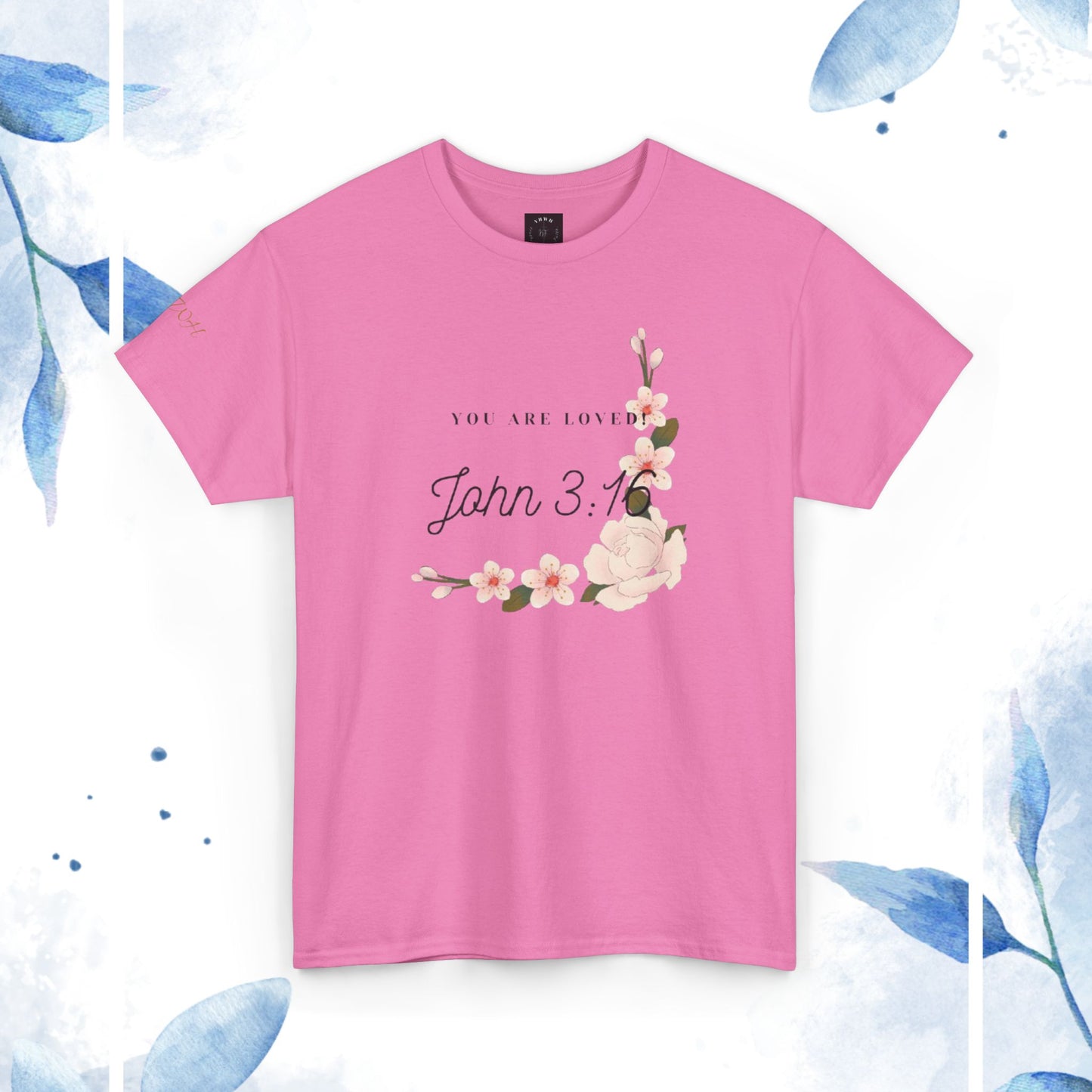 Floral John 3:16 t-shirt (Mothers day special)