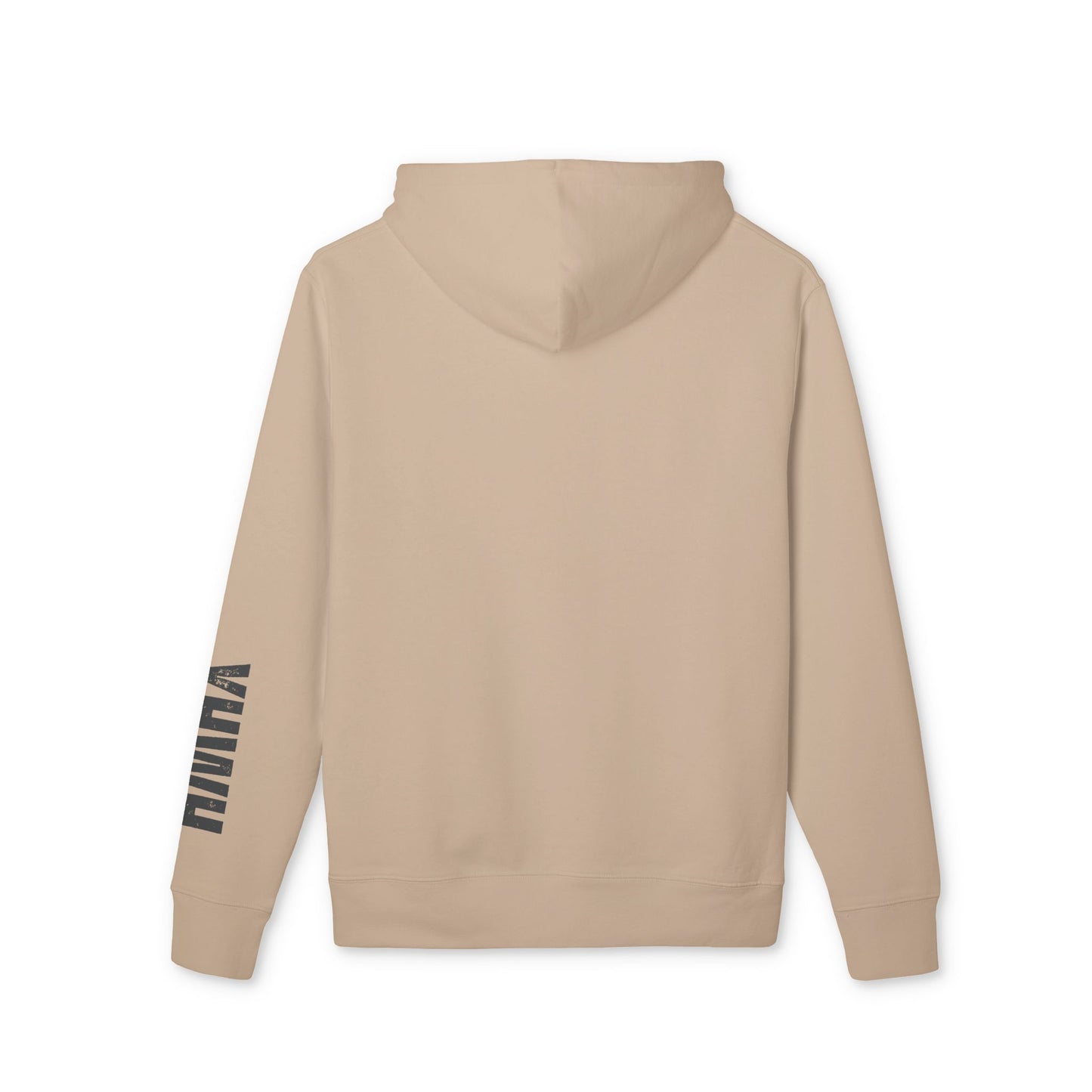 YHWH Hoodie — Minimalist Faith Pullover with Sleeve Print