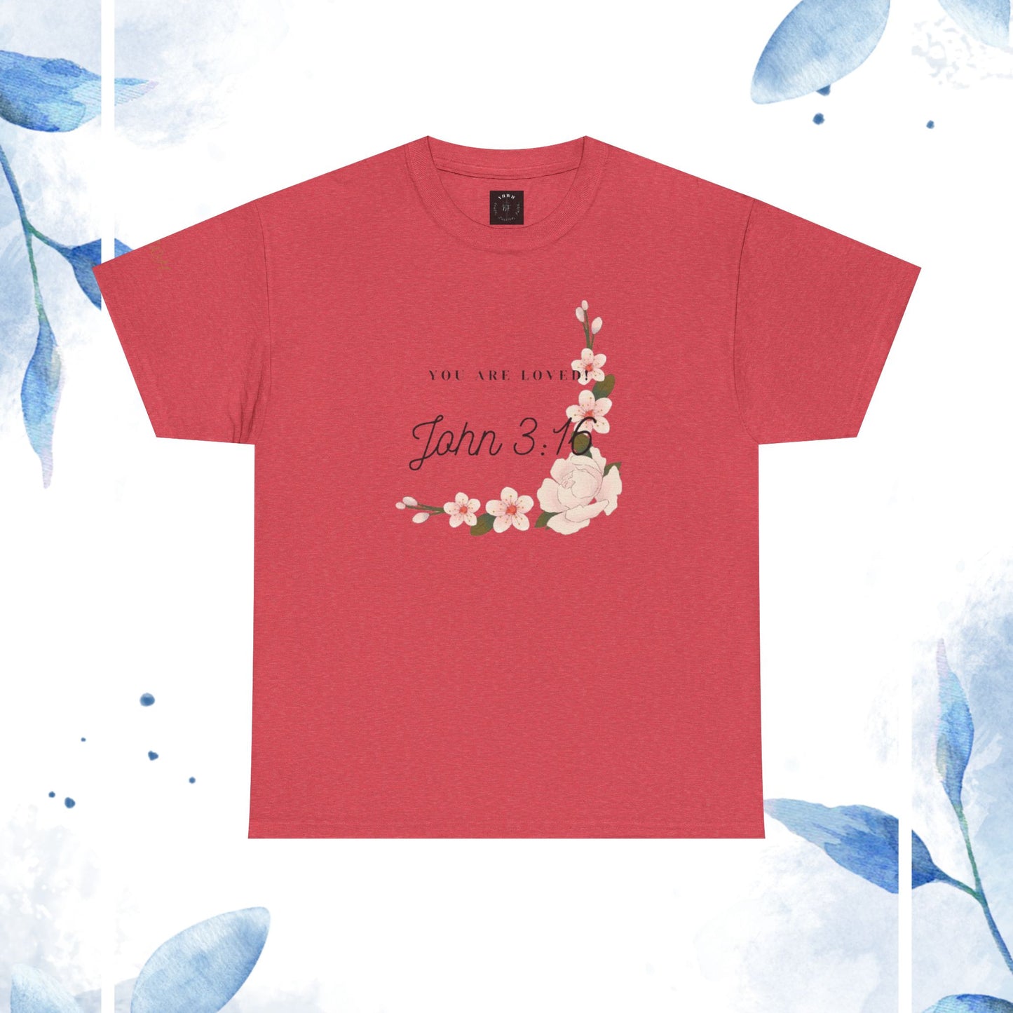 Floral John 3:16 t-shirt (Mothers day special)